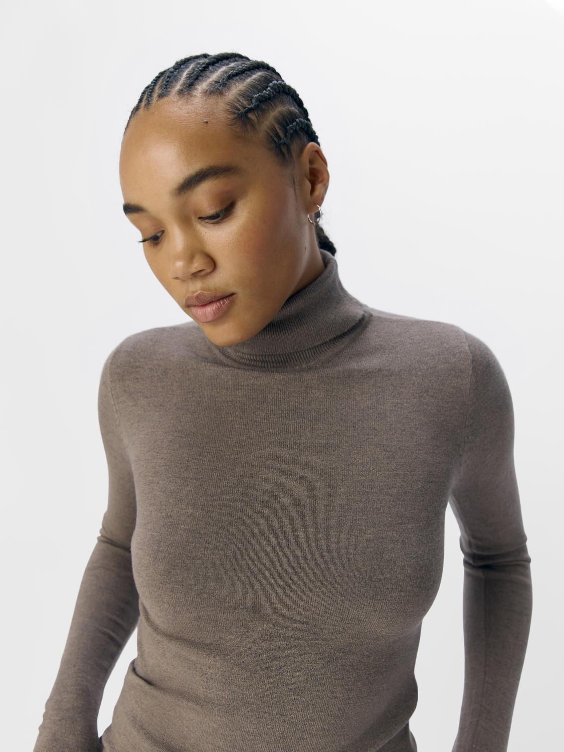 OBJTHESS Pullover - Morel - VERO MODA & VILA Bergvik